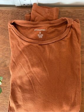 Banana Republic Burnt Orange Crewneck Tee